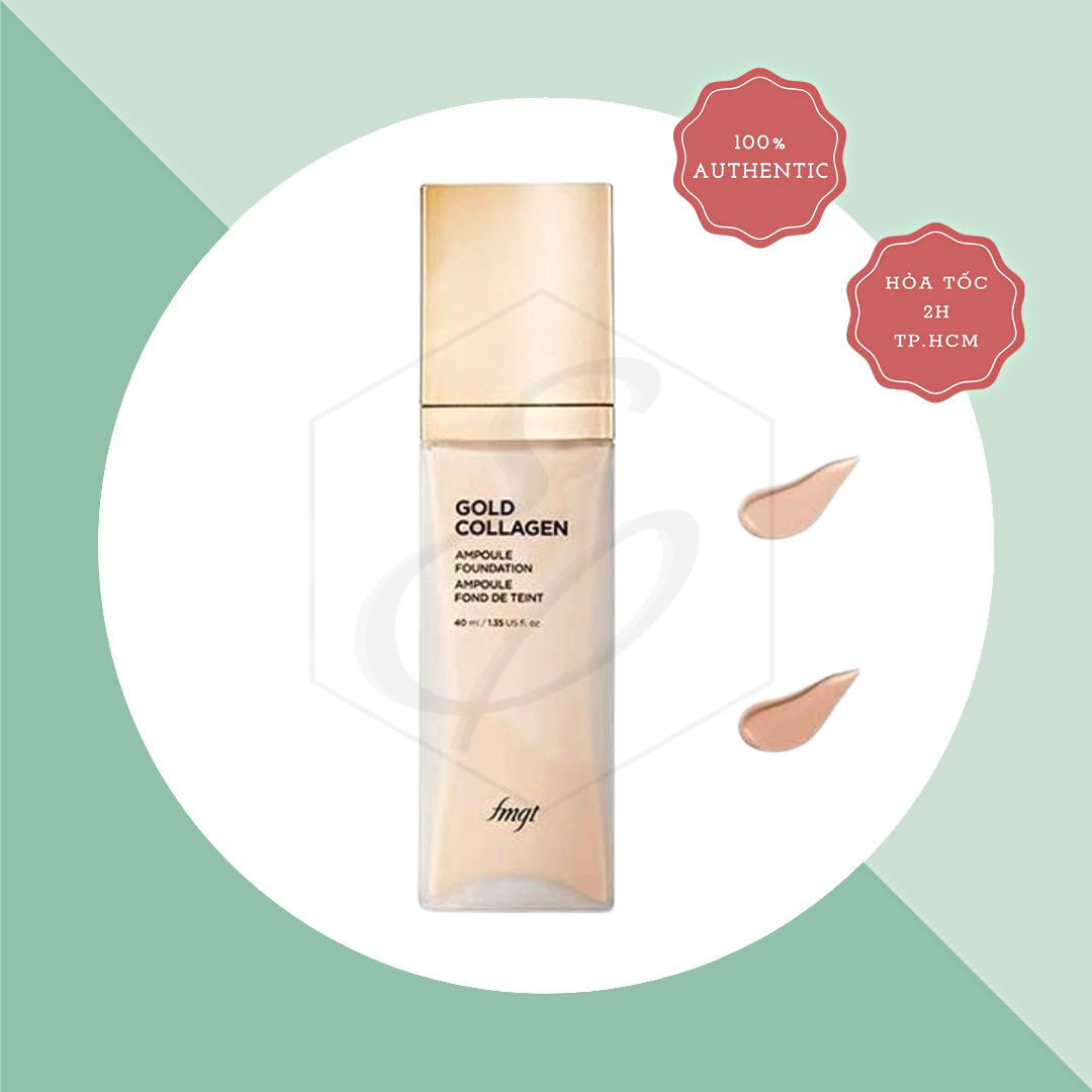 Kem nền The Face Shop Gold Collagen Ampoule Foundation - 40ml